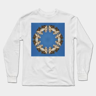 circular design of many iconic column detail Long Sleeve T-Shirt